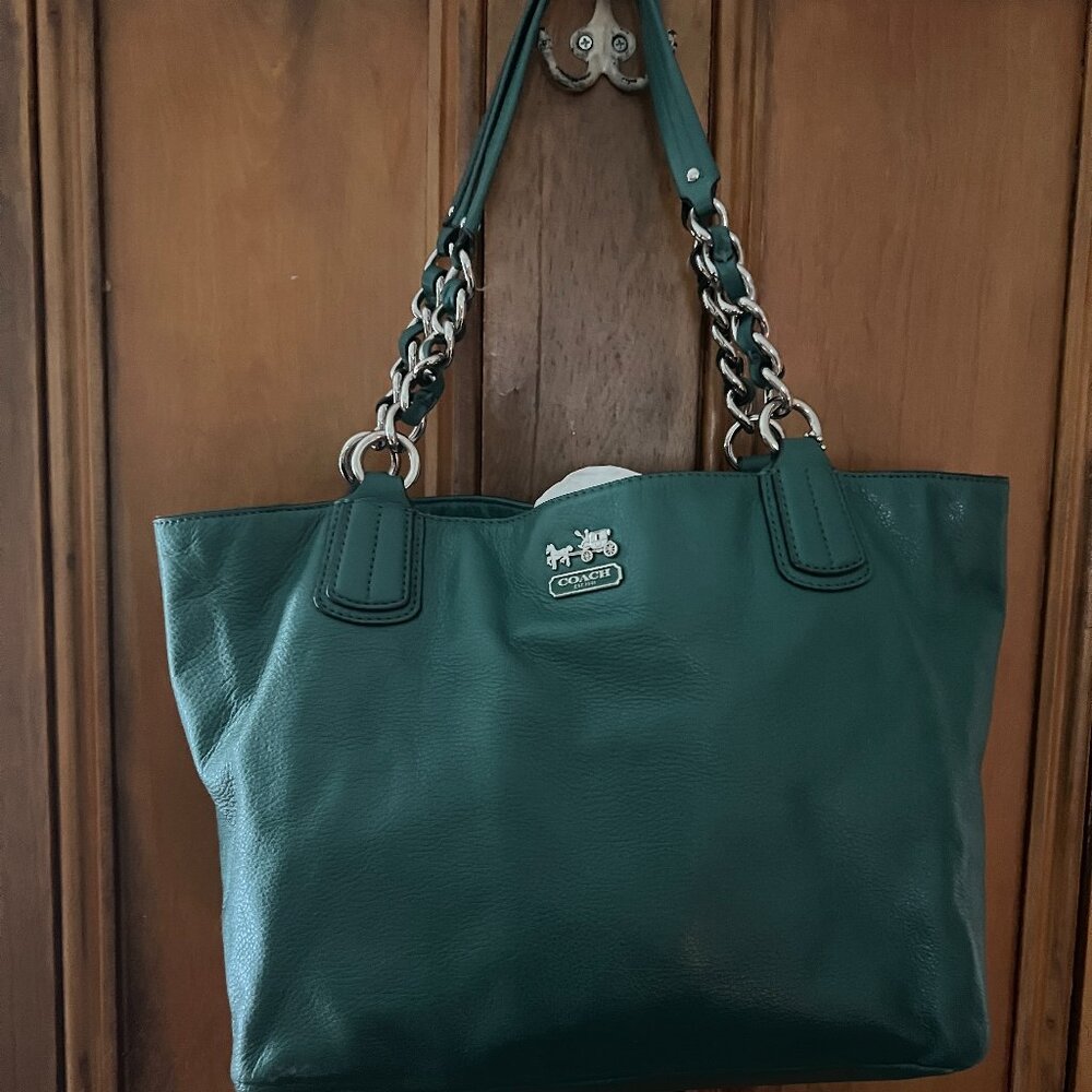 Leather Coach purse, wallet and change/credit card purse